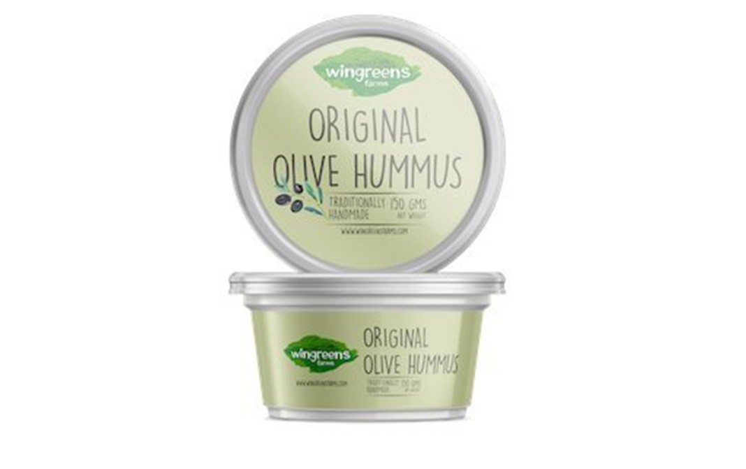 Wingreens Farms Original Olive Hummus    Tub  150 grams